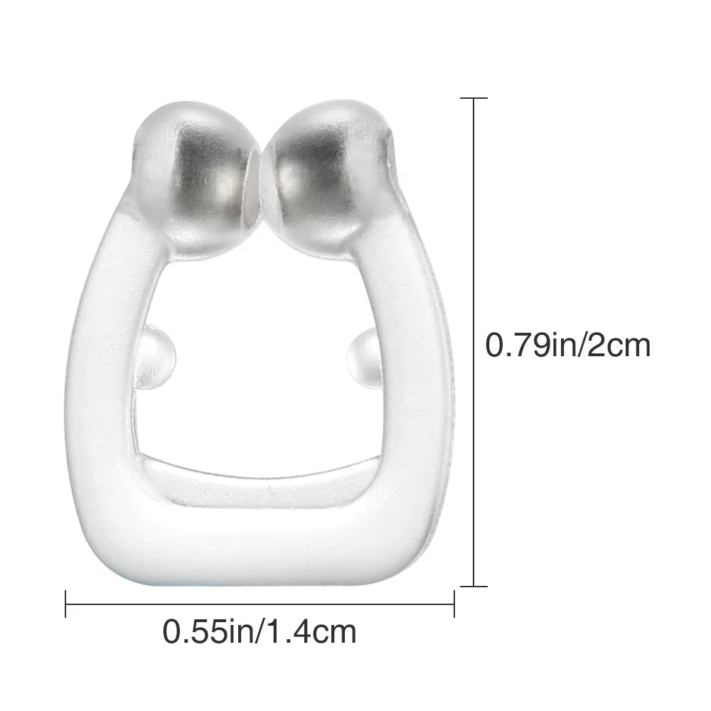 4/8PCS Magnetic anti Snoring Device Silicone Nose Clips Sleep Tray Sleeping Aid Improve Sleeping Easy Breathe Apnea Guard Night