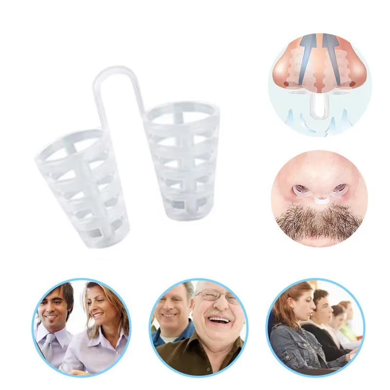 10Pcs anti Snoring Nose Clips Sleeping Aid Stop Snore Device Nose Vents Nasal Dilators Sleep Snoring Solution anti Snoring Apnea