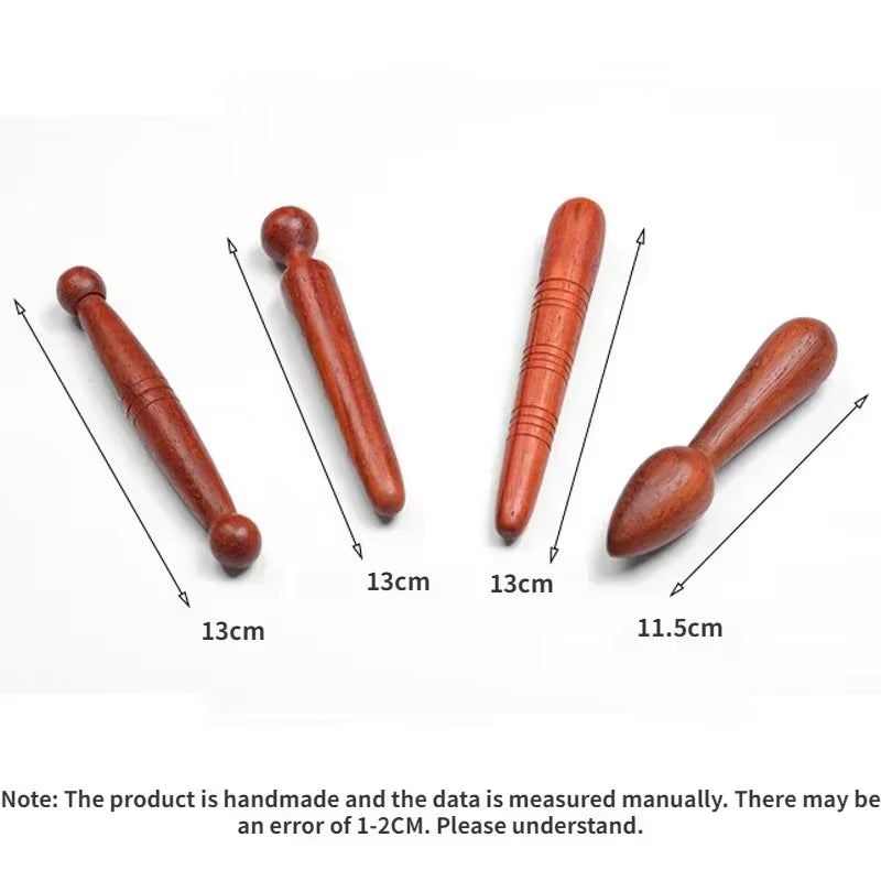 1/4 Pcs Feet Massager Gift Foot Tool Acupressure Tools Acupuncture Pen Stick Point Wooden Massage Stick Body Massage Tools