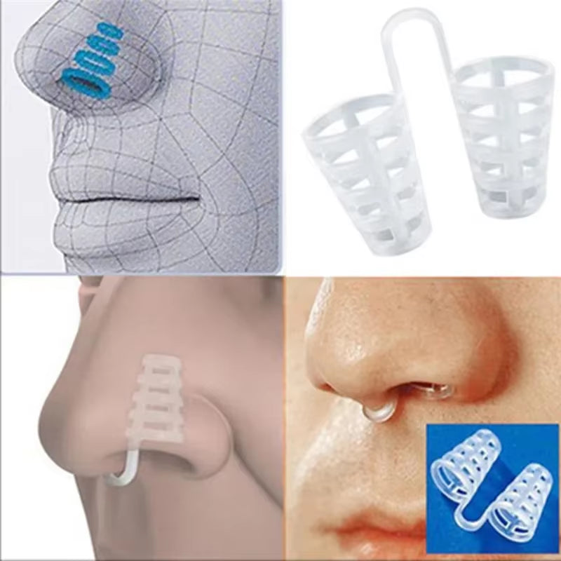 10Pcs anti Snoring Nose Clips Sleeping Aid Stop Snore Device Nose Vents Nasal Dilators Sleep Snoring Solution anti Snoring Apnea