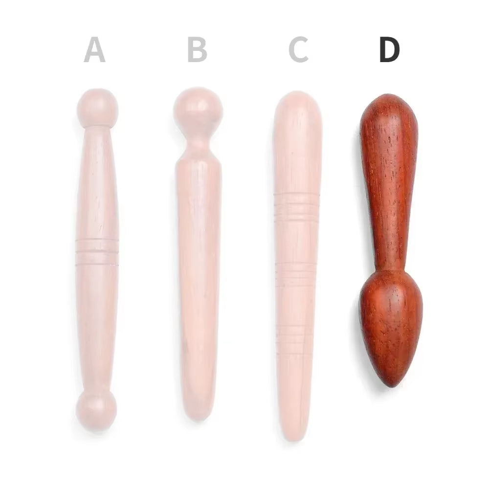 1/4 Pcs Feet Massager Gift Foot Tool Acupressure Tools Acupuncture Pen Stick Point Wooden Massage Stick Body Massage Tools