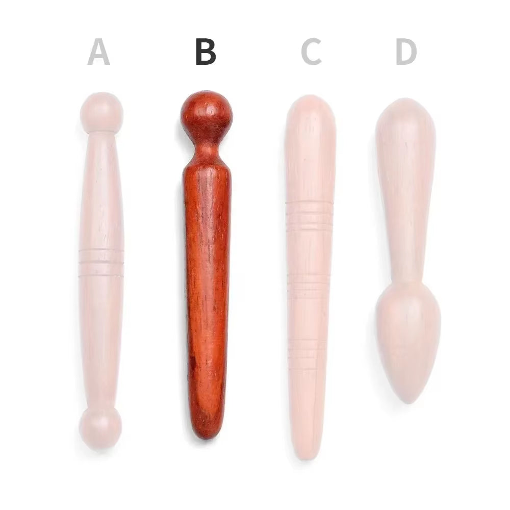 1/4 Pcs Feet Massager Gift Foot Tool Acupressure Tools Acupuncture Pen Stick Point Wooden Massage Stick Body Massage Tools