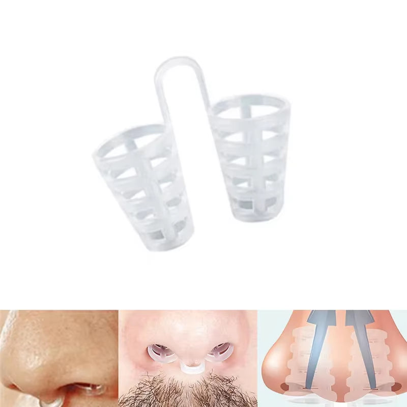 10Pcs anti Snoring Nose Clips Sleeping Aid Stop Snore Device Nose Vents Nasal Dilators Sleep Snoring Solution anti Snoring Apnea