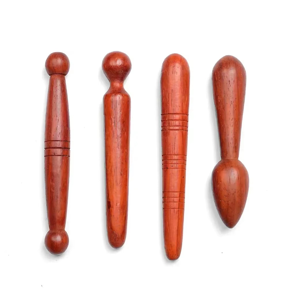 1/4 Pcs Feet Massager Gift Foot Tool Acupressure Tools Acupuncture Pen Stick Point Wooden Massage Stick Body Massage Tools