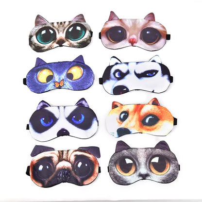 Eye Mask Eye Cover Natural Sleeping Eye Patch Cute Sleep Mask Women Men Eyepatch