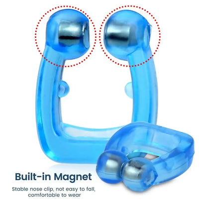 Box-Packed Portable Snoring Nose Clip Silicone Magnetic anti Snore Device Easy Breathe Improve Sleeping Aid Guard Night Device