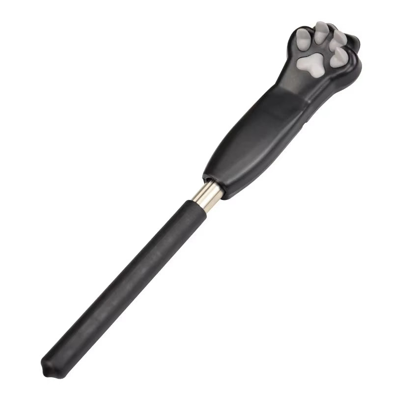 Stainless Steel Backscratcher Cute Extendable Cat Claw Back Scratchers Telescoping Massage Tool