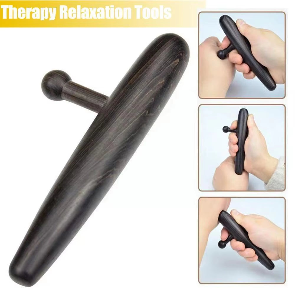 1Pcs Trigger Point Massager Tool,Boost Metabolism Lymphatic Drainage Relaxes Muscles Wood Massage Tools Wood Massage Tools Wood