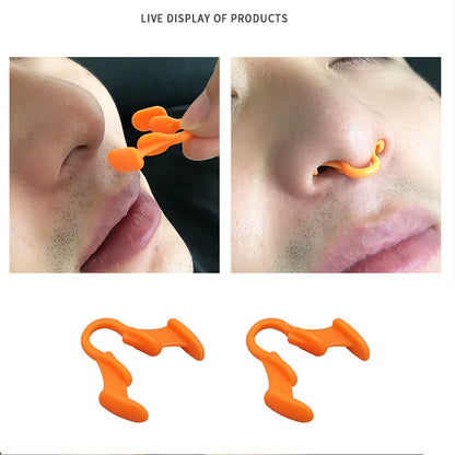 Nose Dilator Nasal Silicone Nose Clip anti Snoring Devices Easy Breath Snore Stopper Help Breathe Improve Sleep&Snoring