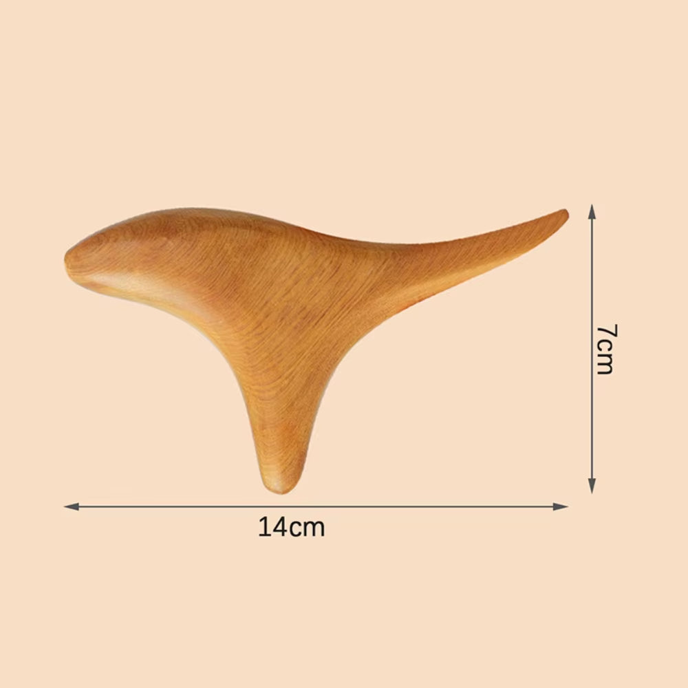 Massage Tools & Accessories Trigeminal Wooden Point Scraping New Massage Device for Trigeminal Nerve Lymphatic Drainage Gua Sha