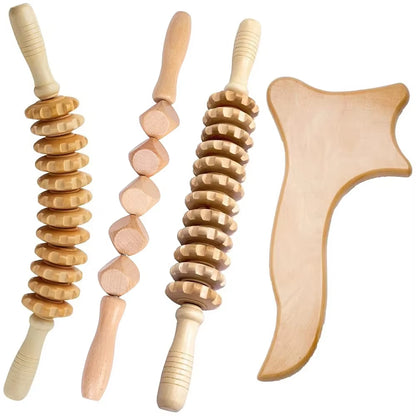 Maderoterapia Kit,Wood Therapy Massage Tools,Wood Lymphatic Drainage Tool,Maderotherapy,Anti Cellulite,Wooden Roller Tools