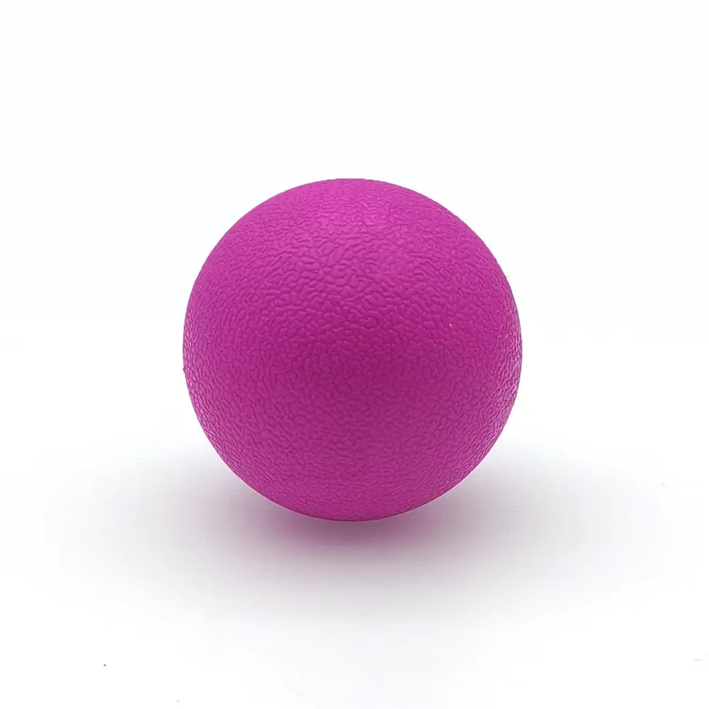 TPE Fascia Ball Lacrosse Muscle Relaxation Exercise Sports Fitness Yoga Peanut Massage Ball Trigger Point Stress Pain Relief