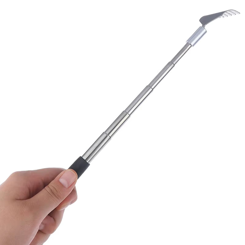 Stainless Steel Backscratcher Cute Extendable Cat Claw Back Scratchers Telescoping Massage Tool