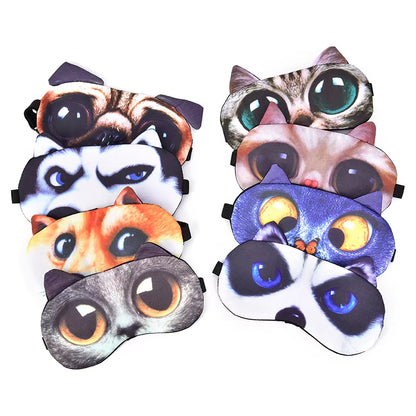 Eye Mask Eye Cover Natural Sleeping Eye Patch Cute Sleep Mask Women Men Eyepatch