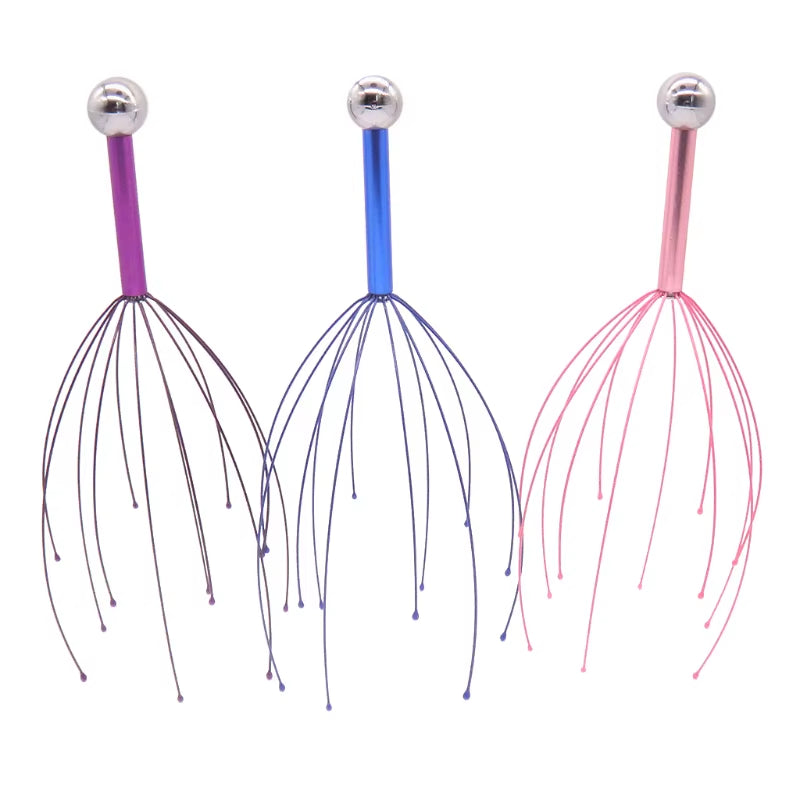 Handheld Octopus Head Massage Tingler Scalp Massagers Scratcher for Deep Relaxation Hair Stimulation and Stress Drop Shipping