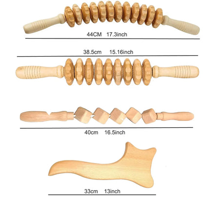 Maderoterapia Kit,Wood Therapy Massage Tools,Wood Lymphatic Drainage Tool,Maderotherapy,Anti Cellulite,Wooden Roller Tools