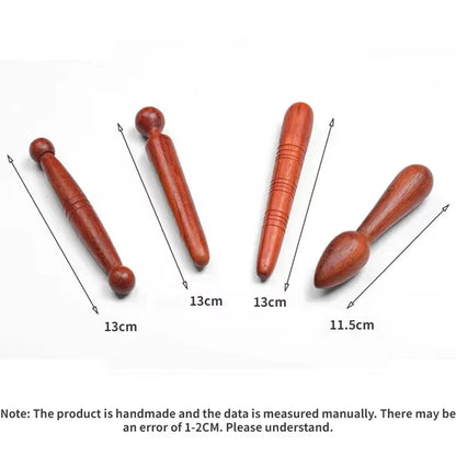 1/4 Pcs Feet Massager Gift Foot Tool Acupressure Tools Acupuncture Pen Stick Point Wooden Massage Stick Body Massage Tools