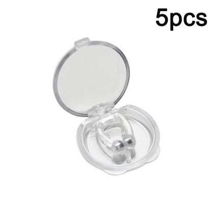 Anti Snoring Device Silicone Nose Clips Magnetic Sleep Tray Sleeping Aid Improve Sleeping Easy Breathe Apnea Guard Night Devices