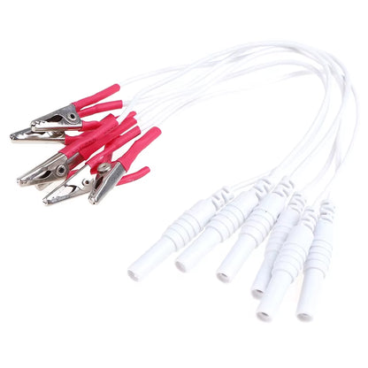 12Pcs/Lot Alligator Clip Cable, Acupuncture Needles Clip for Electronic Acupuncture Treatment Instrument