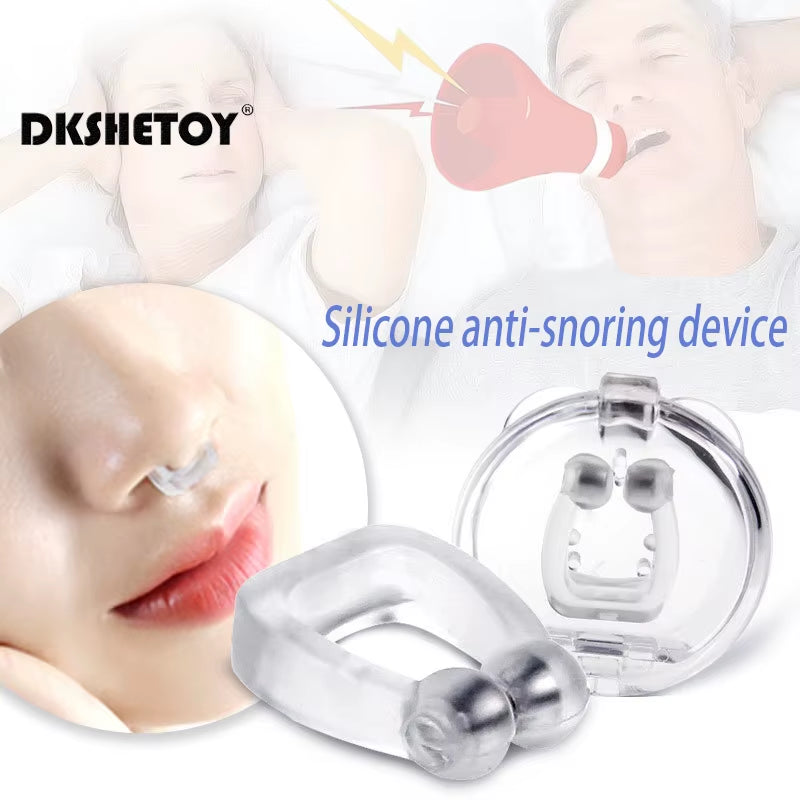 Anti-Snoring Corrector Snore Prevention Gadget Women'S Anti-Snore Device Snore Elimination Nose Clip Men'S Sleep Night