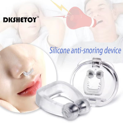 Anti-Snoring Corrector Snore Prevention Gadget Women'S Anti-Snore Device Snore Elimination Nose Clip Men'S Sleep Night