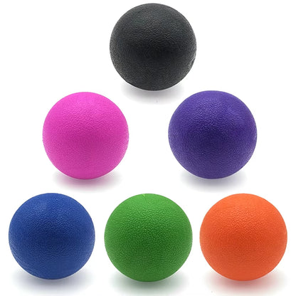 TPE Fascia Ball Lacrosse Muscle Relaxation Exercise Sports Fitness Yoga Peanut Massage Ball Trigger Point Stress Pain Relief