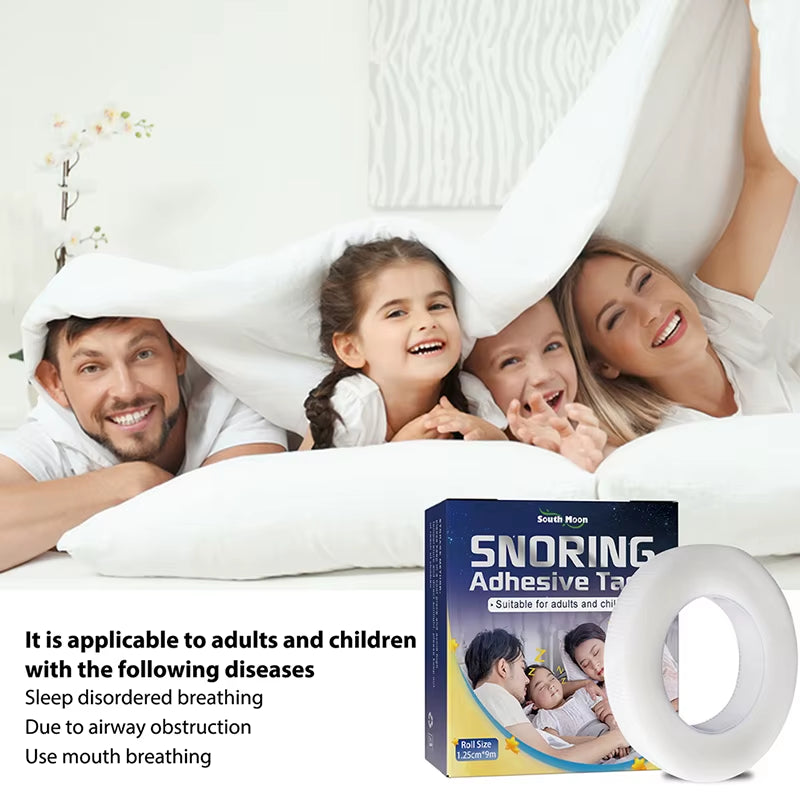 Sleep Strip Better Nose Breathing Anti-Snoring Tape Snoring Aid Device Less Mouth Breathing Health Care for Adults Children