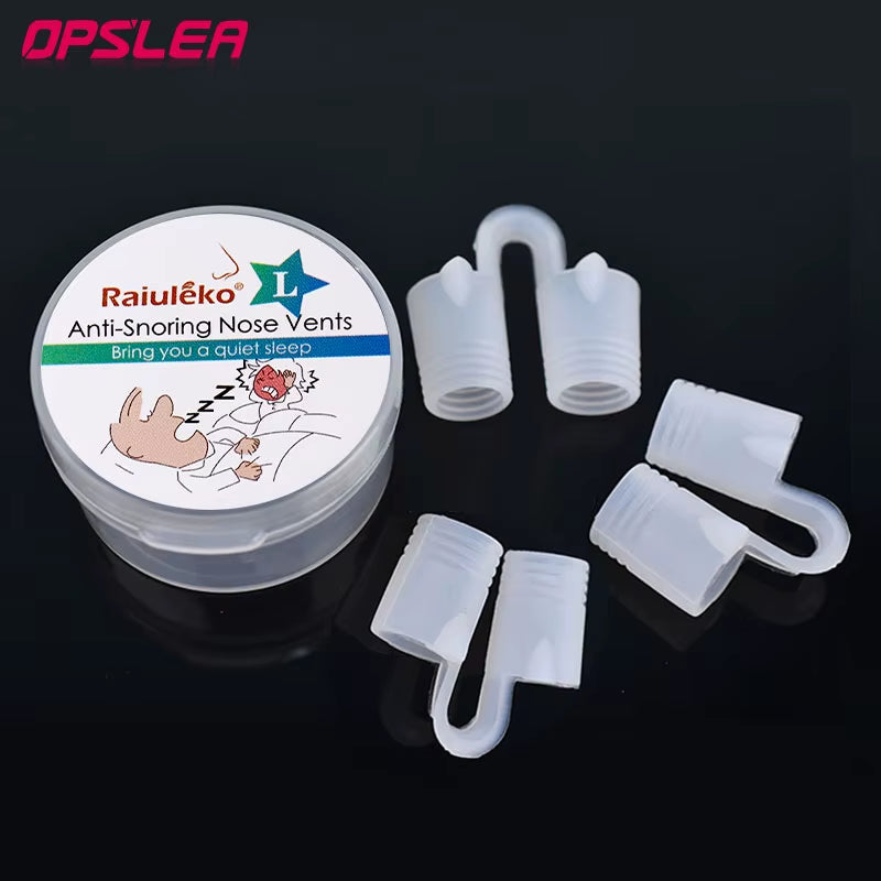 3/9/12Pcs anti Snoring Nose Clips Sleeping Aid Stop Snore Device Nose Vents Nasal Dilators Sleep Snoring Solution anti Snoring