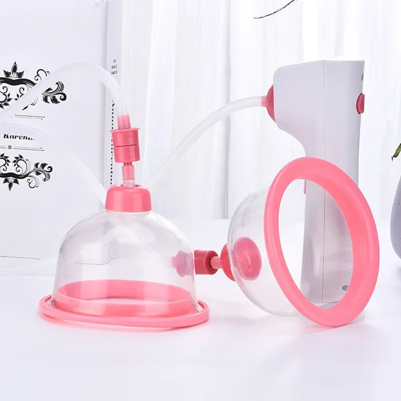 Breast&Buttocks Enlargement Massager Pump Suction Machine Vacuum Therapy Butt Enhancement Massage Device Cupping Cups Lifting