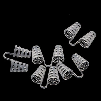 5Pcs/Lot Selling anti Snoring Silicone Nose Clip Magnetic Stop Snoring Nose Clips Anti-Snoring Apnea Sleeping Aid Device