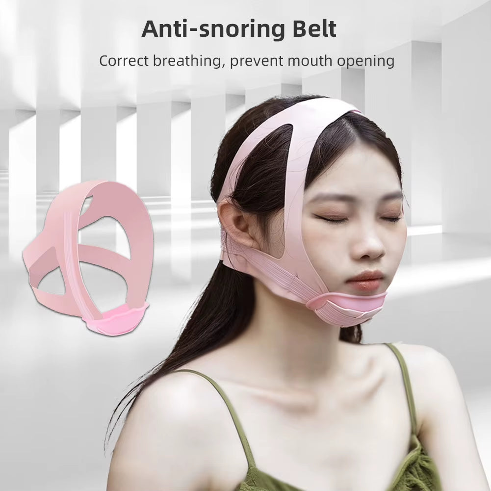 Children Adult Anti-Snoring Belt Comfortable Breathable Respiratory Corrector Anti-Snoring Improving Mouth Breathing Belt