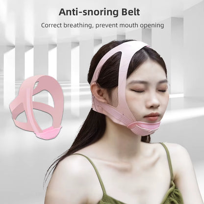 Children Adult Anti-Snoring Belt Comfortable Breathable Respiratory Corrector Anti-Snoring Improving Mouth Breathing Belt