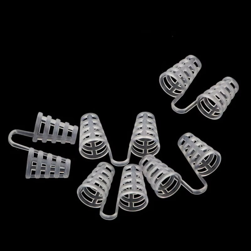 5Pcs/Lot Hot Selling anti Snoring Silicone Nose Clip Magnetic Stop Snoring Nose Clips Anti-Snoring Apnea Sleeping Aid Device