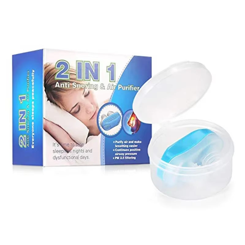 Snore Circle anti Schnarchen Nase Clip Silicone Magnetic anti Snoring Breathing Stop Snore Apnea Clip Device Sleep Snoring