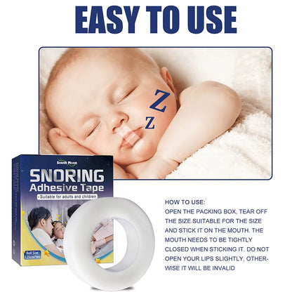 Sleep Strip Better Nose Breathing Anti-Snoring Tape Snoring Aid Device Less Mouth Breathing Health Care for Adults Children