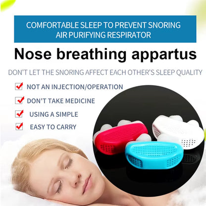 Sleeping anti Schnarchen Nase Clip Silicone Magnetic anti Snoring Nose Clips Breathing Stop Snore Apnea anti Snore Clip Device