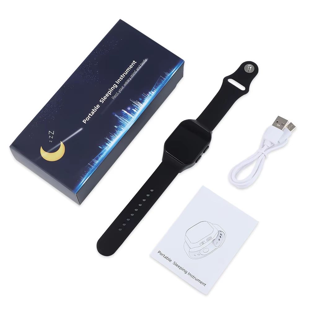 Sleep Aid Watch EMS Fast Sleep Rest Hypnosis Insomnia Artifact Wristband Watch Anti-Anxiety Insomnia Hypnosis Device Relax Tool