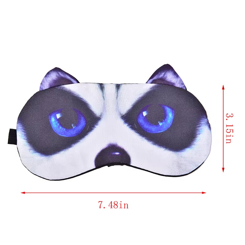 Eye Mask Eye Cover Natural Sleeping Eye Patch Cute Sleep Mask Women Men Eyepatch