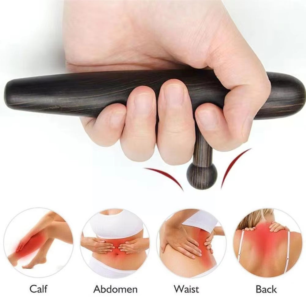 1Pcs Trigger Point Massager Tool,Boost Metabolism Lymphatic Drainage Relaxes Muscles Wood Massage Tools Wood Massage Tools Wood