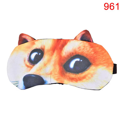 Eye Mask Eye Cover Natural Sleeping Eye Patch Cute Sleep Mask Women Men Eyepatch