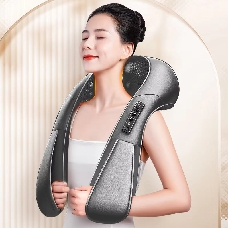 Cervical Electric Blanket and Shoulder Neck Back Massage Device Facial 26W Metub Massage and Vacuum Cups Scalp Massager Machine