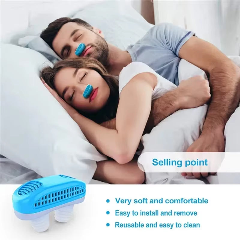 Snore Circle anti Schnarchen Nase Clip Silicone Magnetic anti Snoring Breathing Stop Snore Apnea Clip Device Sleep Snoring