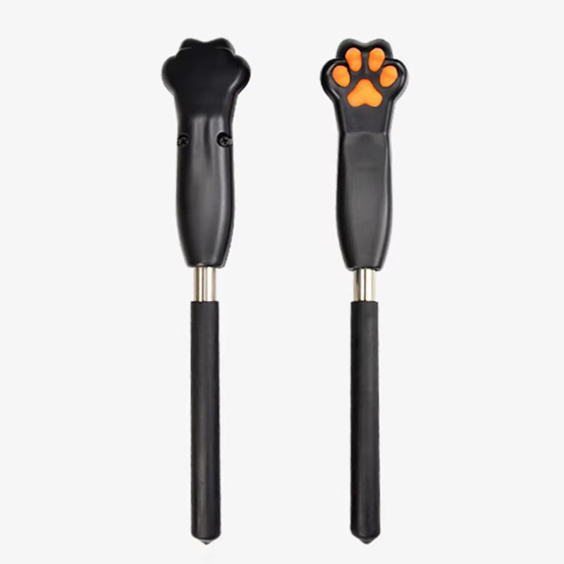 Stainless Steel Backscratcher Cute Extendable Cat Claw Back Scratchers Telescoping Massage Tool