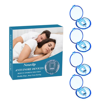 4Pcs/Box Magnetic anti Snoring Nose Clip Stop Snore Nasal Dilator Device Better Breathe Relax Sleeping Antisnoring Solution Aid