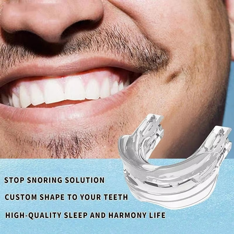 Anti Snoring Bruxism Mouth Guard Teeth Bruxism Sleeping Apnea Guard Snoring Mouth Guard Snoring Device to Stop Snoring